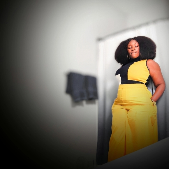 Handmade flared pants.multiple sizes and colors. faux silk.very long and trendy! - Picture 3 of 4